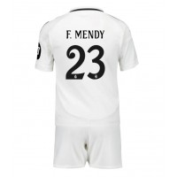 Camiseta Real Madrid Ferland Mendy #23 Primera Equipación Replica 2024-25 para niños mangas cortas (+ Pantalones cortos)